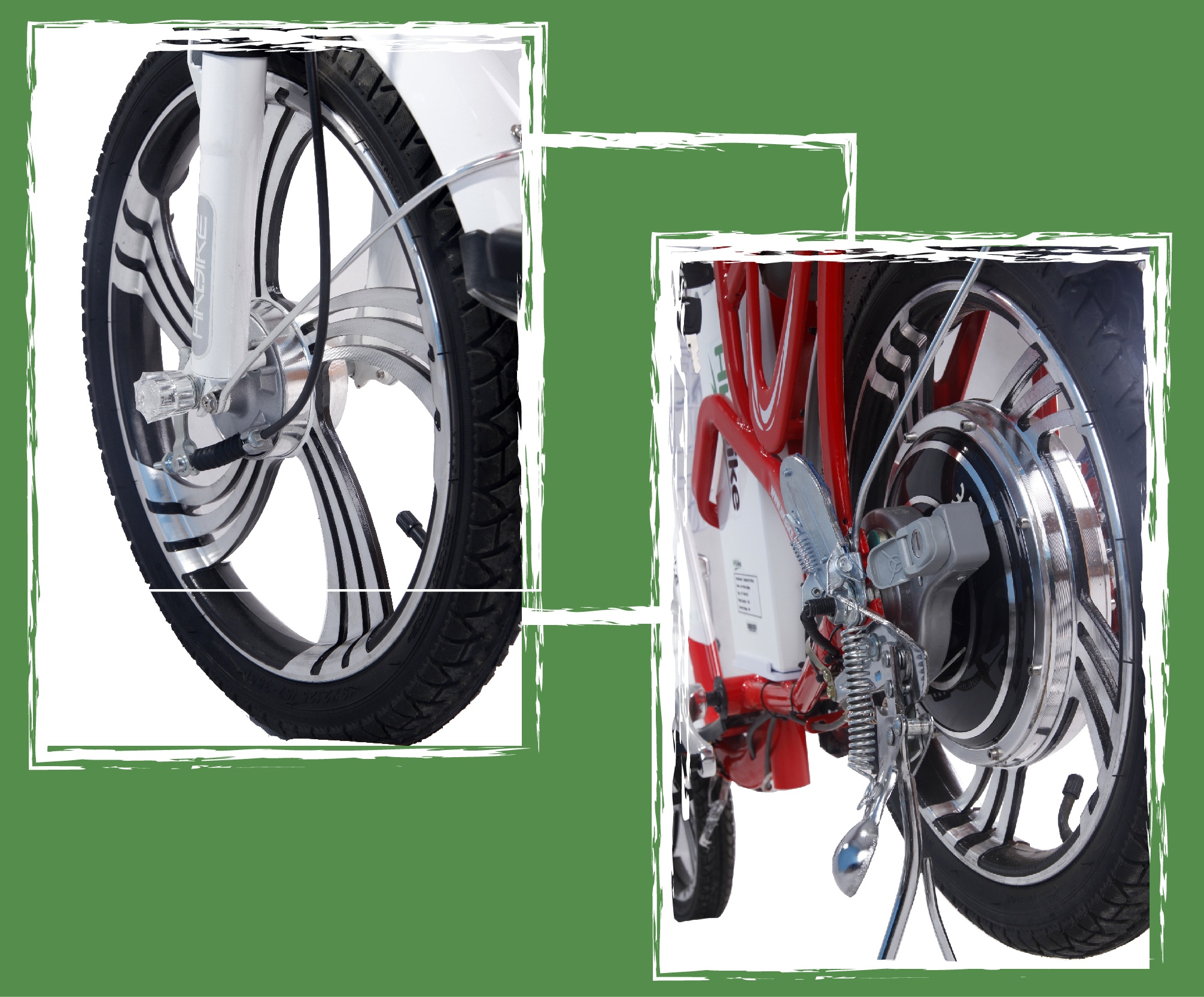 Hệ thống phanh cơ xe máy được áp dụng trên xe điện của HKbike đảm bảo an toàn tuyệt đối cho người dùng.