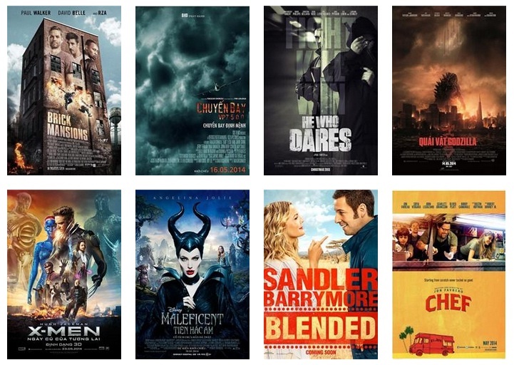 Gợi ý: Quái vật Godzilla (16/5), X Men 2 (23/5), Tiên Hắc Ám (30/5), Bí Kíp Luyện Rồng 2 (13/6).