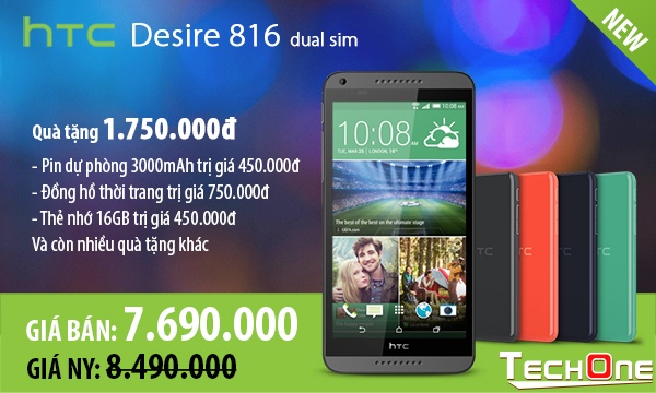 HTC One M8, Desire 816 gay con sot tren thi truong hinh anh