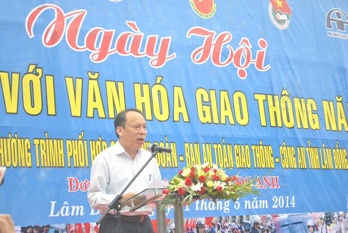 Ông Nguyễn Trọng Thái – Chánh văn phòng Ủy ban ATGT Quốc Gia đánh giá cao ý nghĩa của chương trình trong công tác ATGT