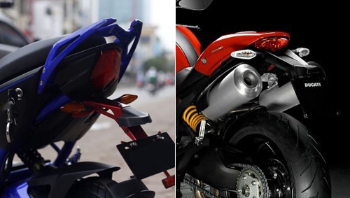 Niềm cảm hứng từ những chiếc xe phân khối lớn.