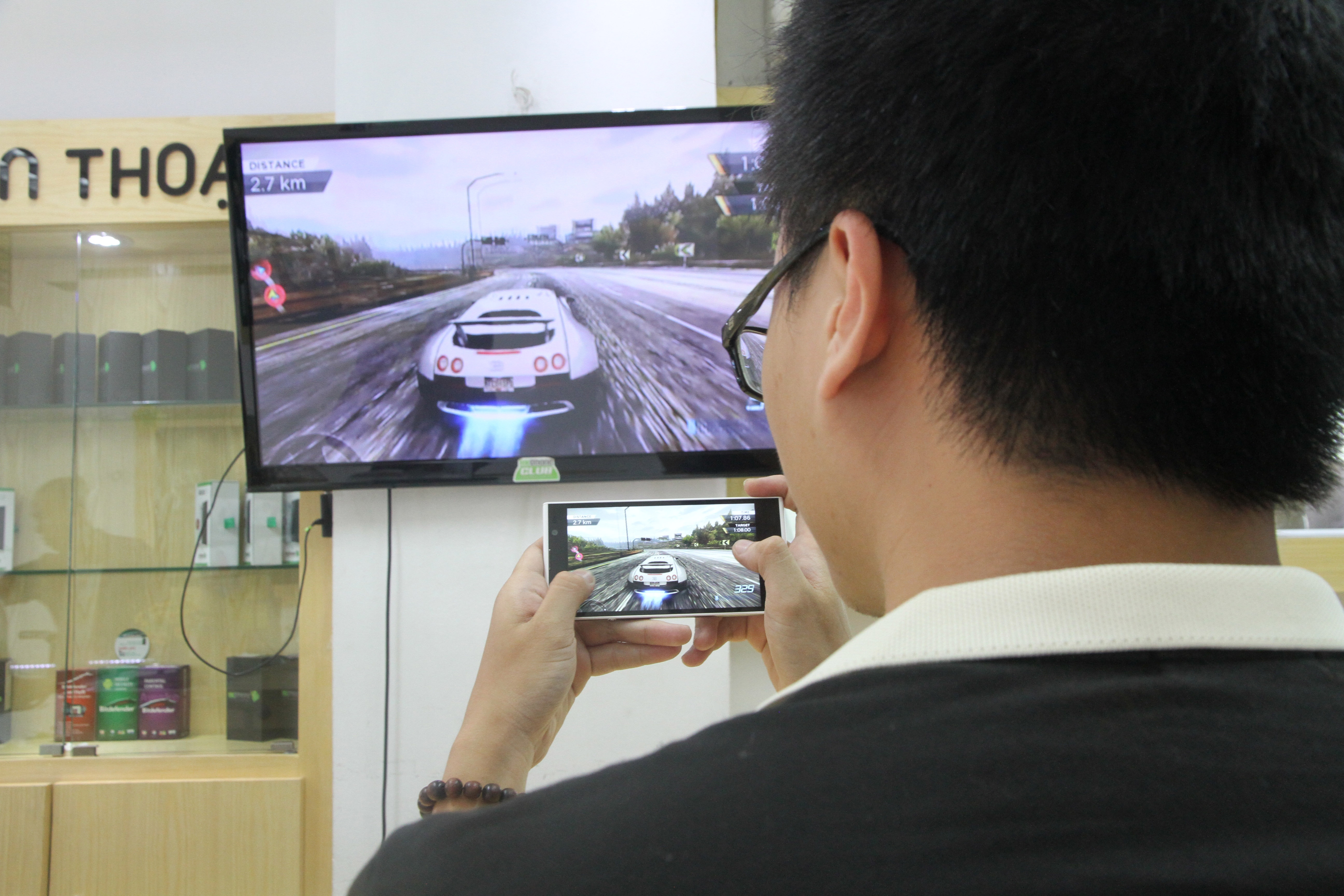 Trải nghiệm giải trí qua kết nối HDMI rất tuyệt vời.