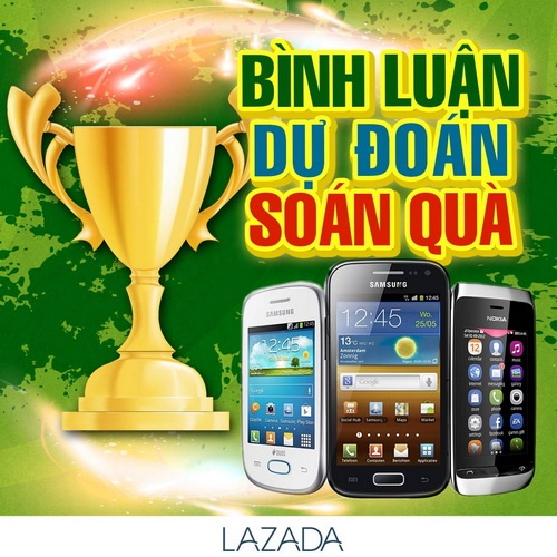Bình luận World Cup hay để nhận quà hấp dẫn tại Lazada.vn.