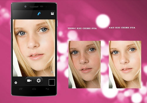 Camera trước 5.0Mp kèm phần mềm chỉnh sửa chuyên nghiệp cho ra bức ảnh đẹp hoàn hảo.