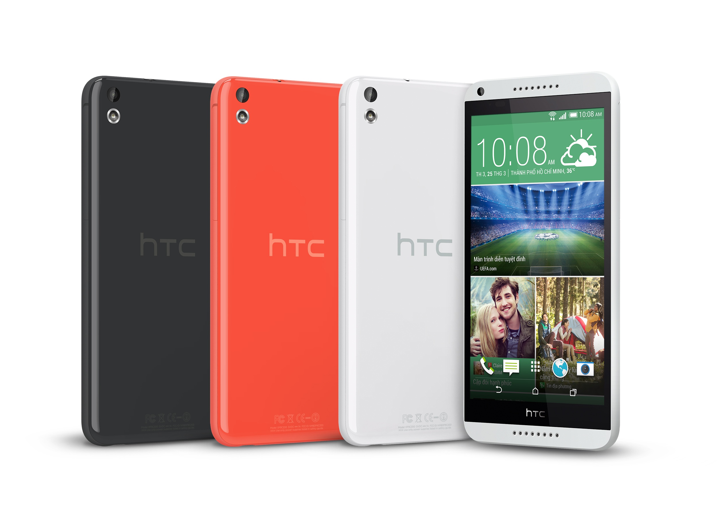HTC Desire 816 nhiều màu sắc thời trang.