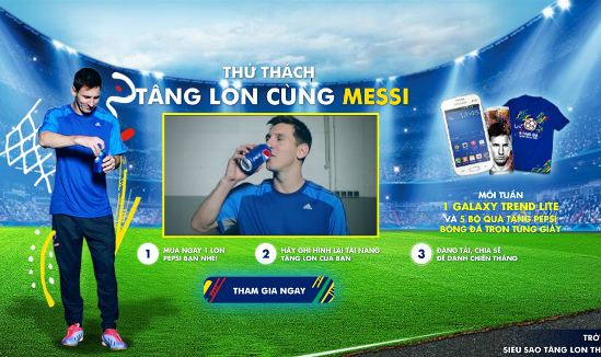 Fan hâm mộ bất ngờ với thử thách thú vị của chàng lùn Messi.