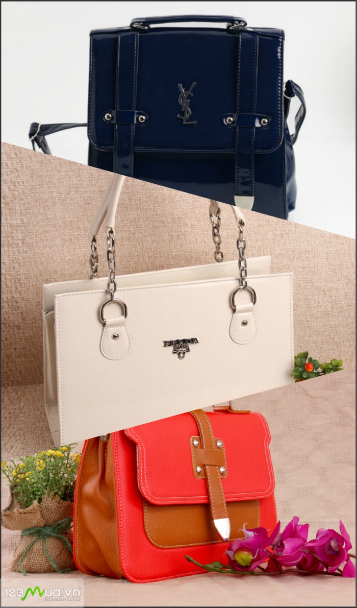 Các mẫu túi xách thời trang có kiểu dáng đa dạng, nhiều màu sắc, giá bán khoảng 310.000 đồng.