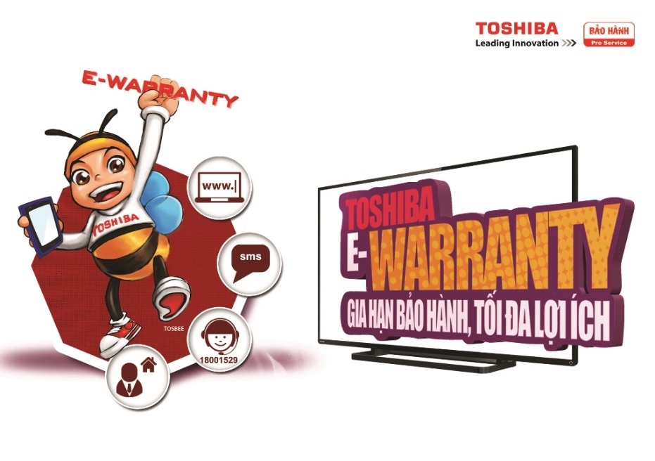 Toshiba E-Warranty: Bao hanh dien tu thoi cong nghe hinh anh