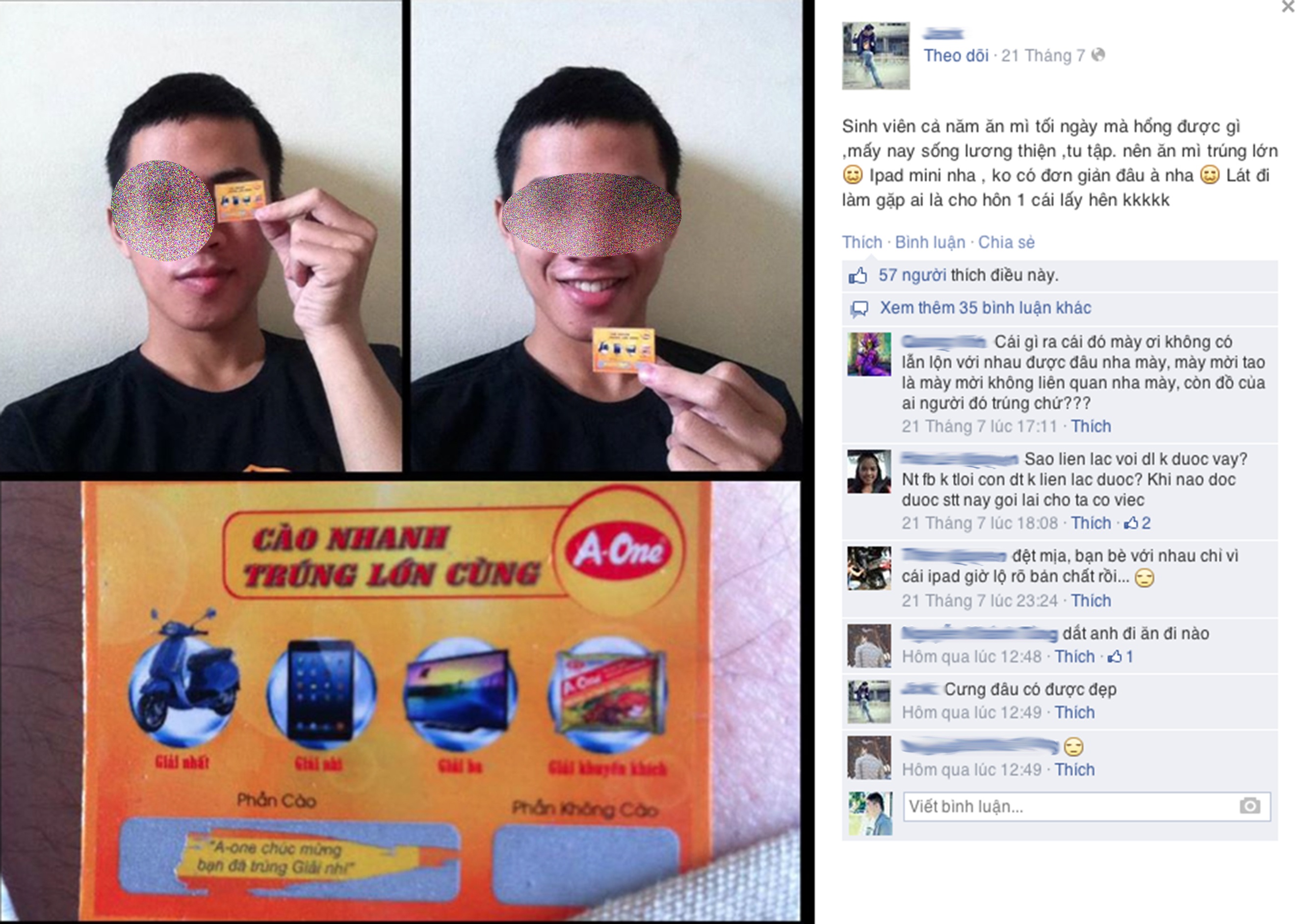 A-One len tieng quanh viec tranh chap giai thuong hinh anh