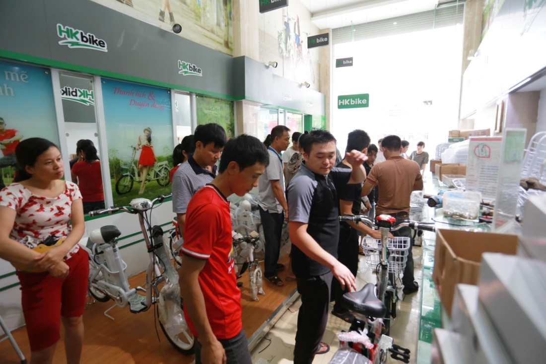 Xe dap dien HKbike dong khach khi nang cap phien ban moi hinh anh