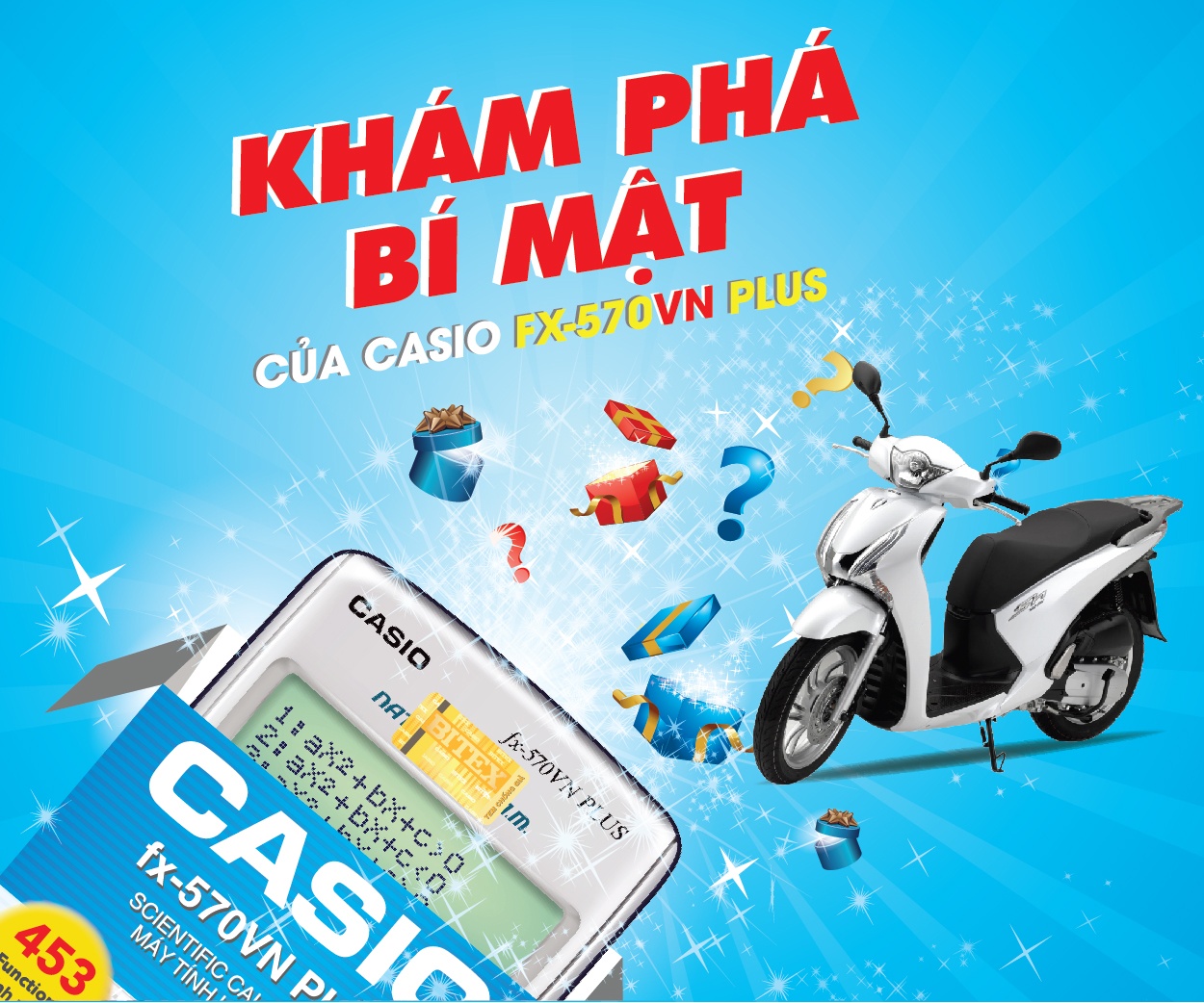 Kham pha bi mat cua Casio fx-570VN PLUS, trung xe SH hinh anh