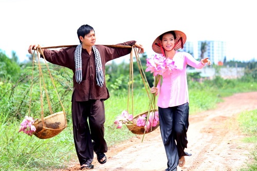 Lam Huynh ve que quay MV cung MaiKa hinh anh