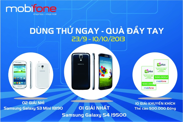 Trung thuong Galaxy S4 tu MobiFone hinh anh