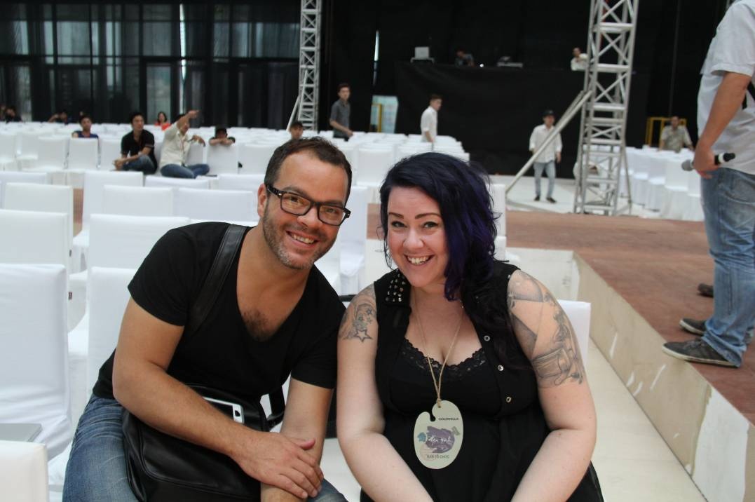 Hau truong Goldwell hairshow 'Hoa tinh' hinh anh