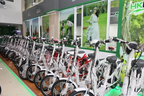 Mau xanh di lien voi thuong hieu HKbike hinh anh