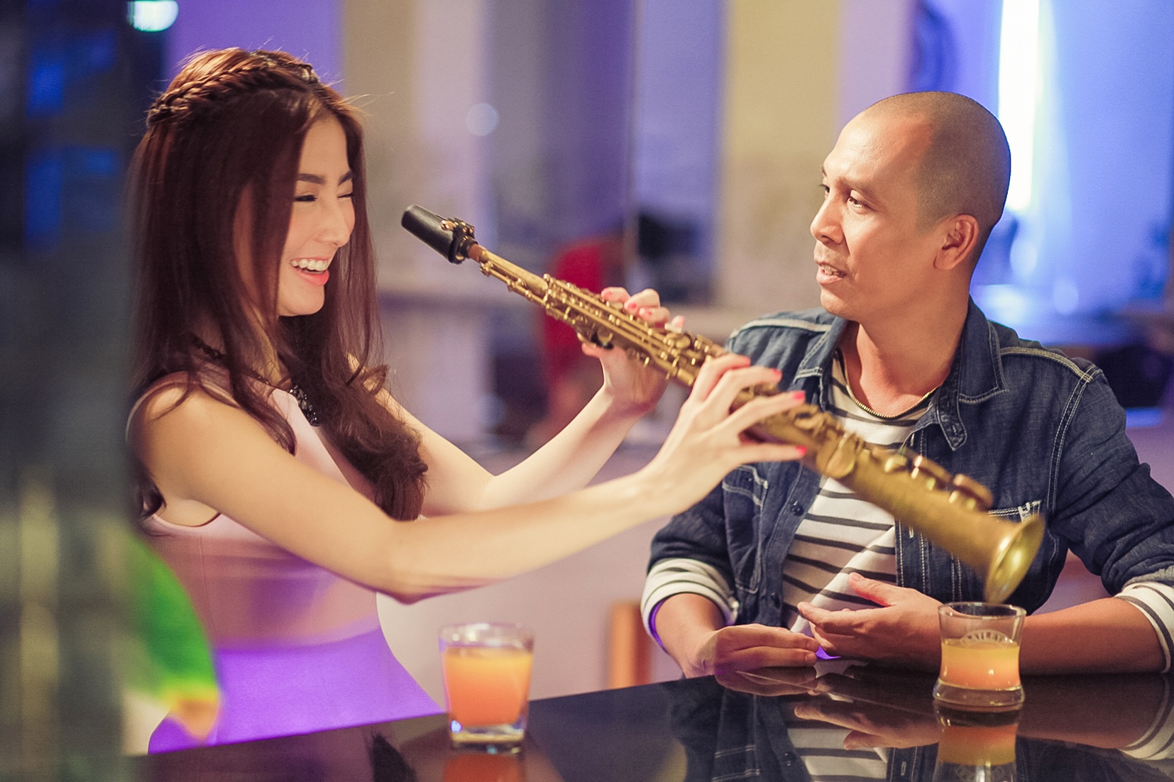 Diem My tinh tu ben nghe si saxophone Minh Tam Bui hinh anh
