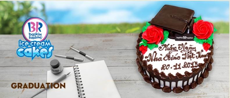 Qua tang y nghia 20/11 tu banh kem lanh Baskin-Robbins hinh anh