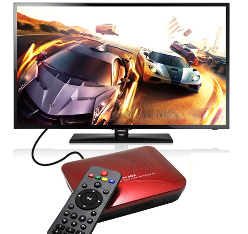 Android TV box bien tivi thanh smart TV cong nghe 4K hinh anh