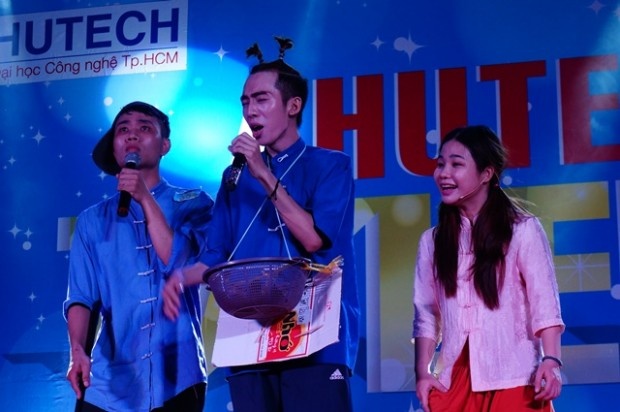 'Anh mu em cam…' va quan quan 'HUTECH’s Got Talent' hinh anh