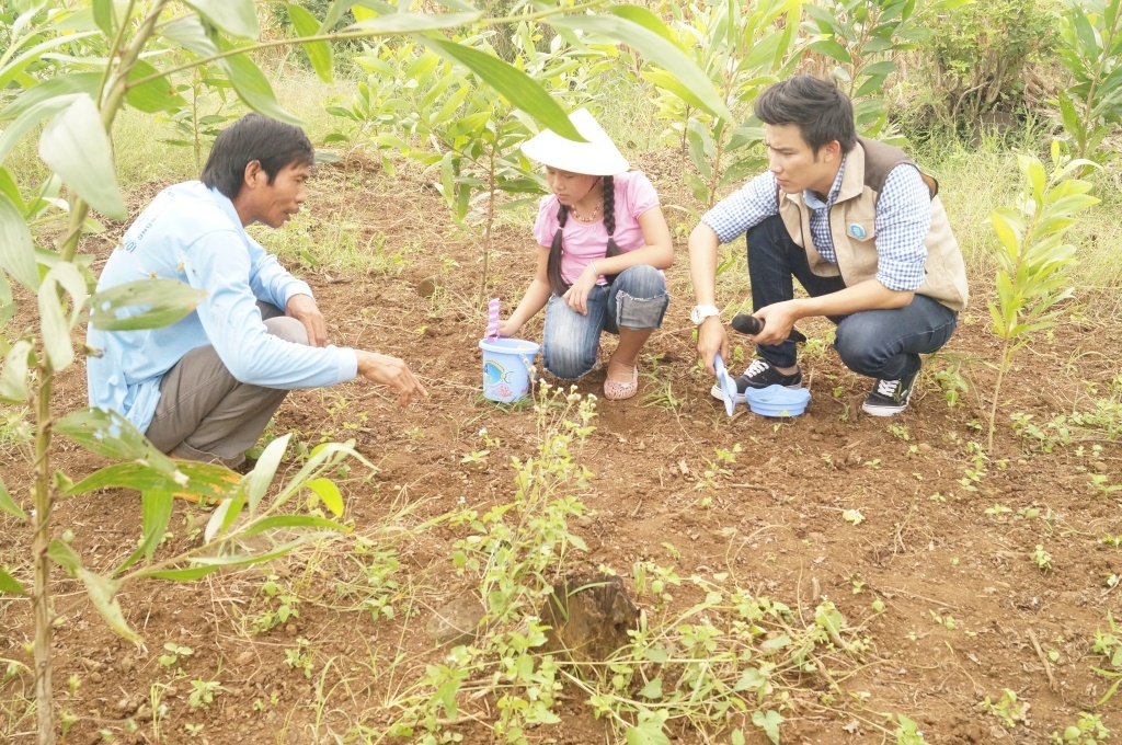 Chi Thien vat va trong ngo hinh anh