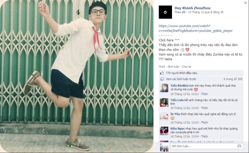 Do do dang yeu cua cac hot teen nhay zumba hinh anh