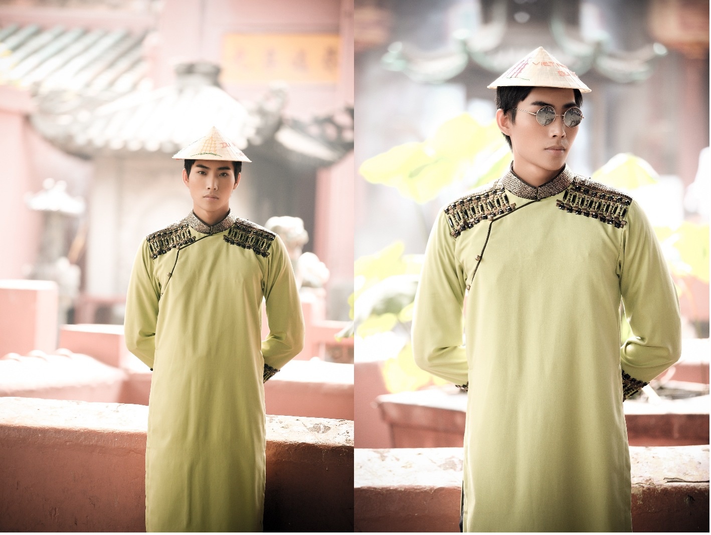 Ngoc Oanh, Minh Trung, Huu Long mac ao dai don xuan hinh anh