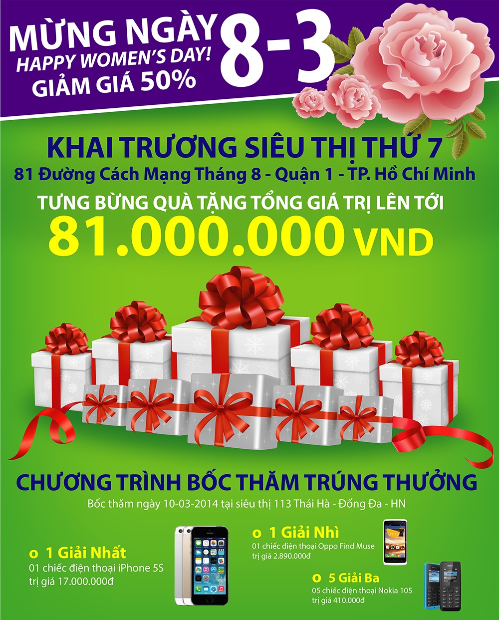 Tra gop Apple, smartphone 0 dong hut khach dip 8/3 hinh anh