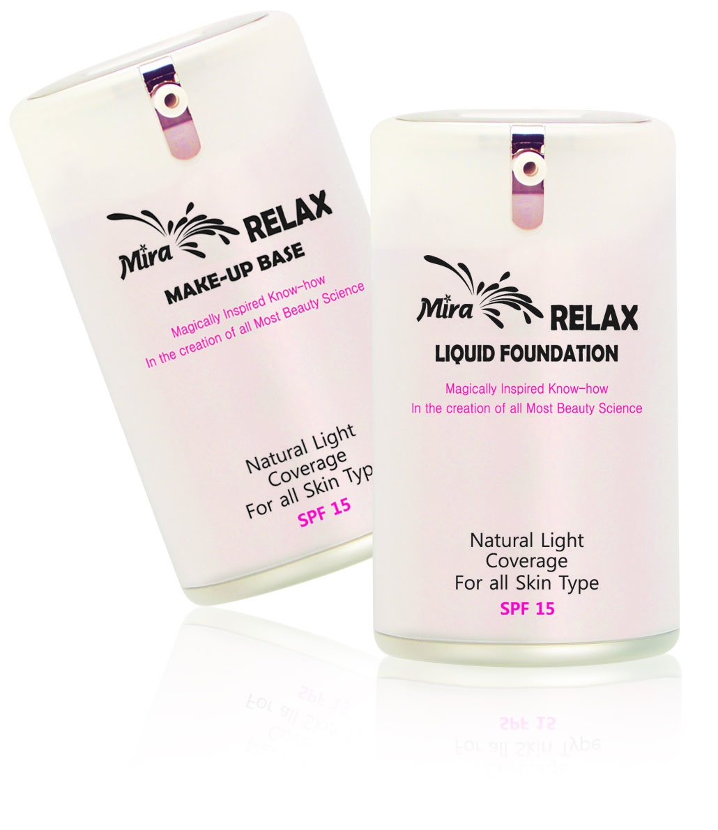 Trinh chọn cặp đôi kem lót & kem nền Mira Relax cho lớp nền mỏng mịn, nhẹ tênh, không bóng dầu trong suốt mùa hè..