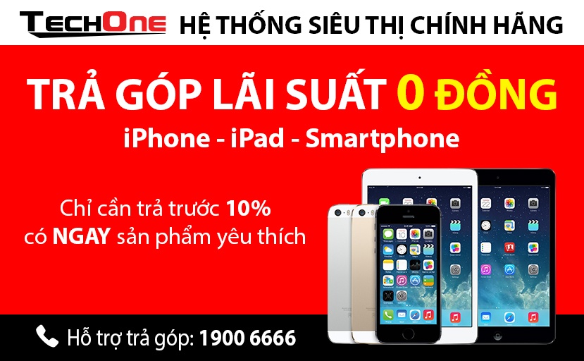 Nhan uu dai lon khi mua tra gop tai TechOne hinh anh