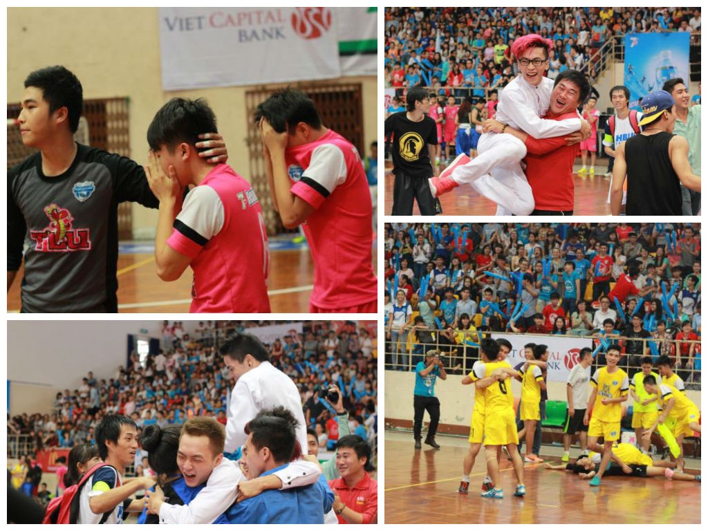 Những khoảnh khắc của niềm vui nỗi buồn được san sẻ giữa các thành viên mỗi đội tuyển