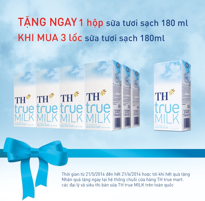 Chao he 2014 voi uu dai hap dan tu TH true MILK hinh anh