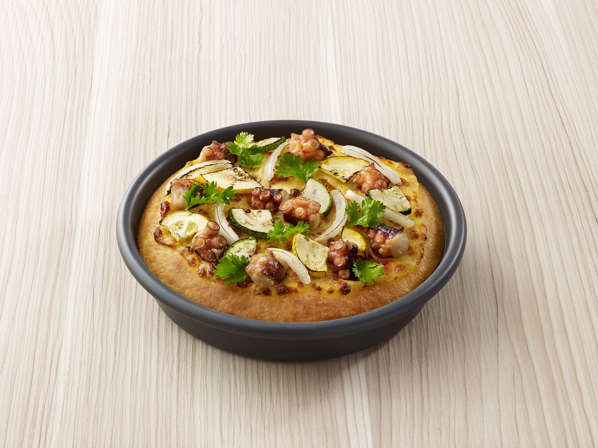 Pepper octopus: Pizza với bạch tuột nướng, tiêu, vị hơi cay