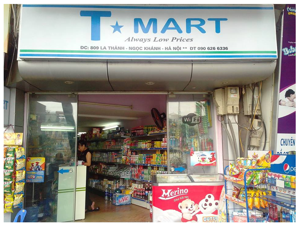 Sieu thi mini hut khach vi tien loi hinh anh