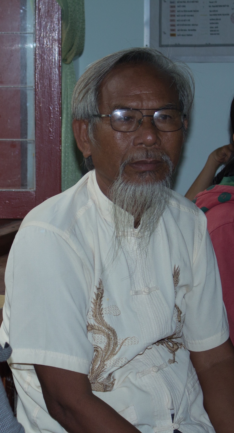 Lão Ngư Dương Lang trong buổi gặp gỡ với Đoàn “Góp Sức Bảo Vệ Chủ Quyền Biển Đảo Của Tổ Quốc”