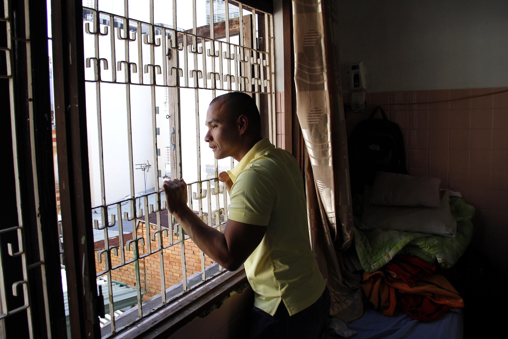 Đây là góc nhỏ của Lợi ởmái ấm Làng Hòa Bình