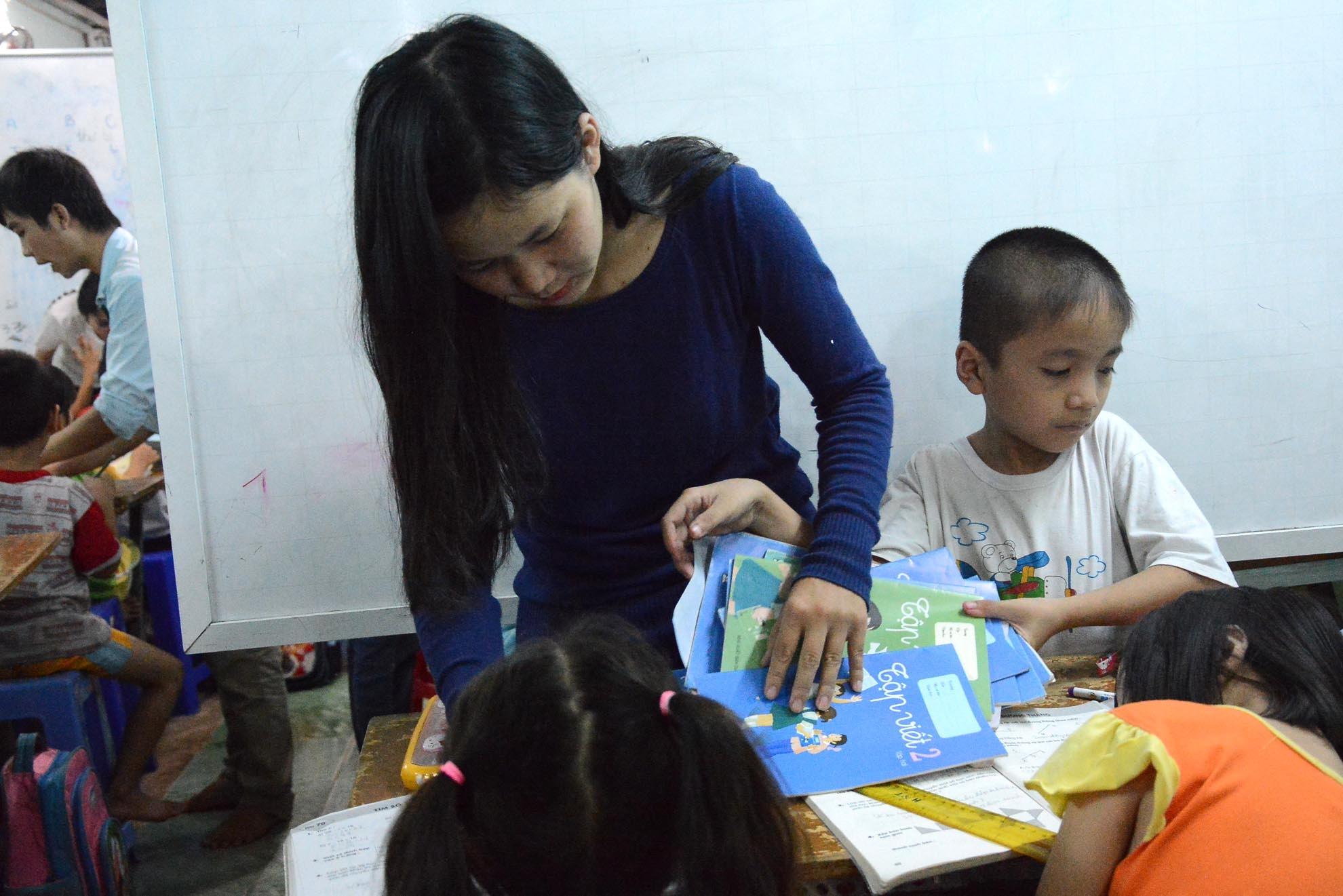 Đặng Thị Trang sinh viên năm cuối trường Đại học Sài Gòn. 