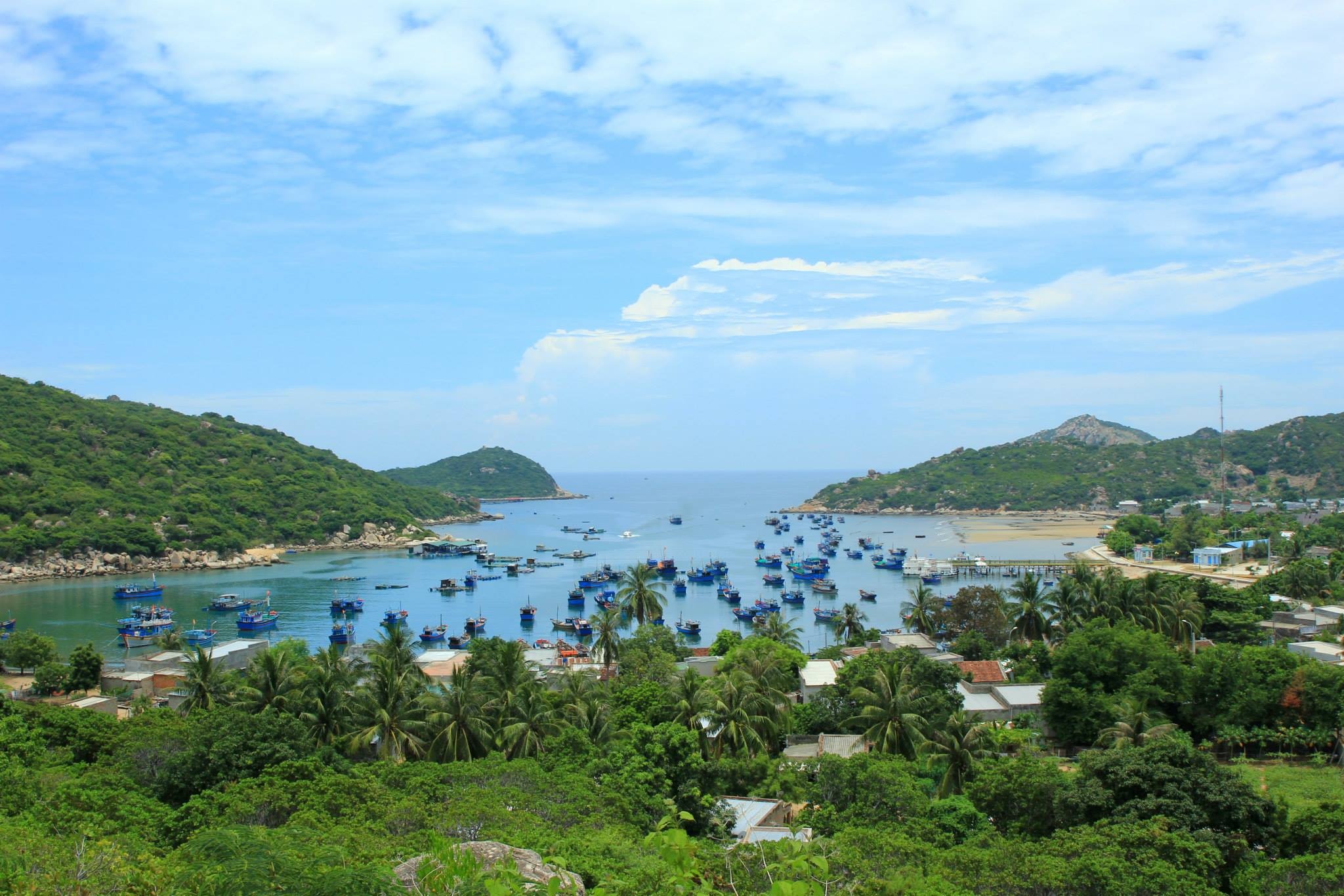 Vịnh Vĩnh Hy Là một vịnh rất nhỏ trong các vịnh được kể tên, kéo dài từ mũi Tây Sa tới mũi Thủ. Nhưng Vĩnh Hy được giới du lịch đặt cho một cái tên đầy kiêu hang “Nam Phương đệ nhất vịnh”. Cái tên ấy đã nói lên tất cả sự hoang sơ, xinh đẹp và cuốn hút của vịnh biển này.