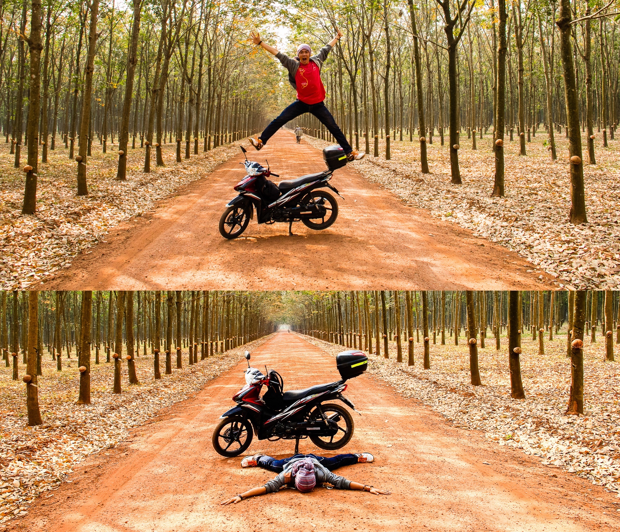 Sự sáng tạo trong bức ảnh đem lại những giây phút vui nhộn khó quên.