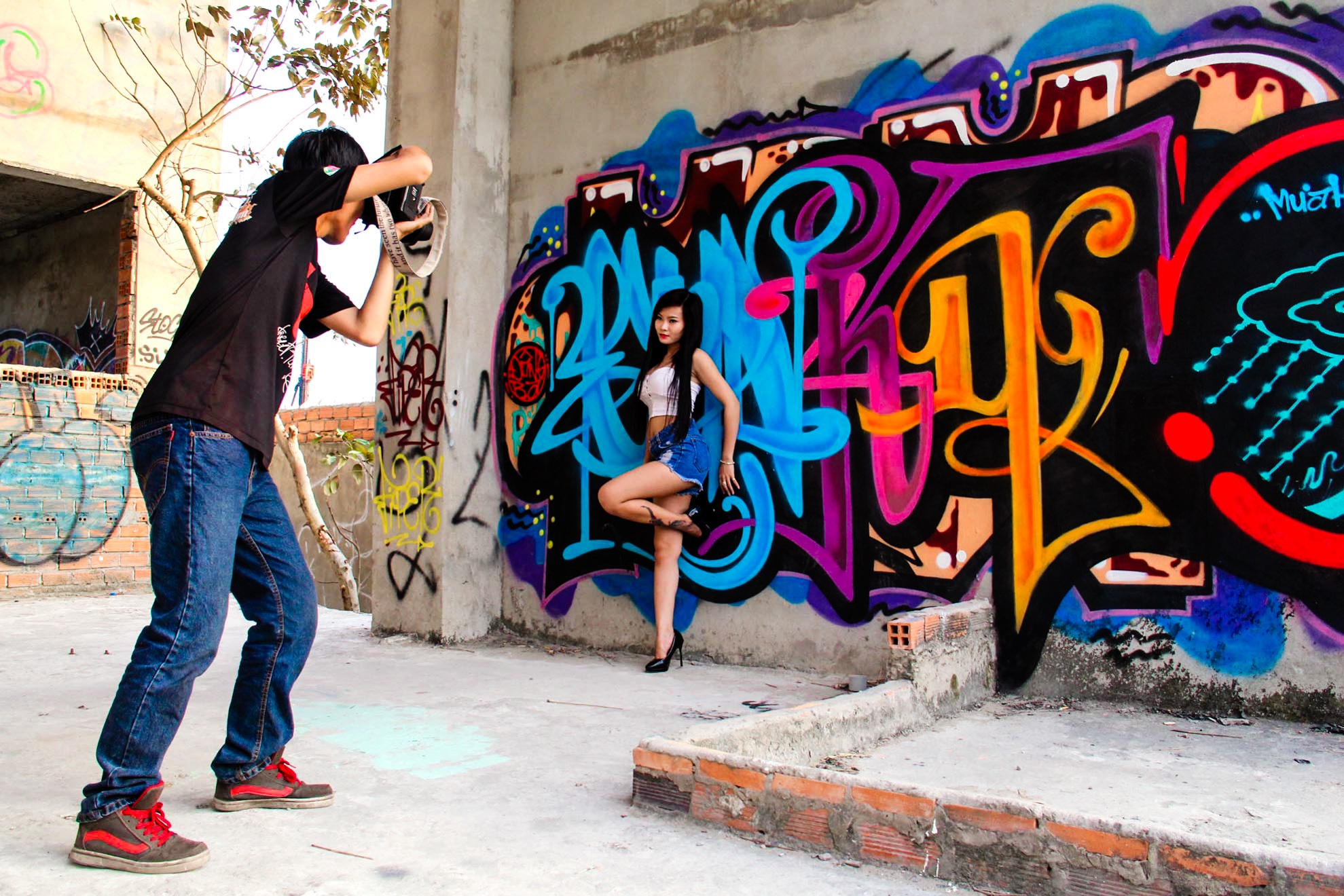 Ngoi nha hoang thanh khu nghe thuat o Sai Gon hinh anh