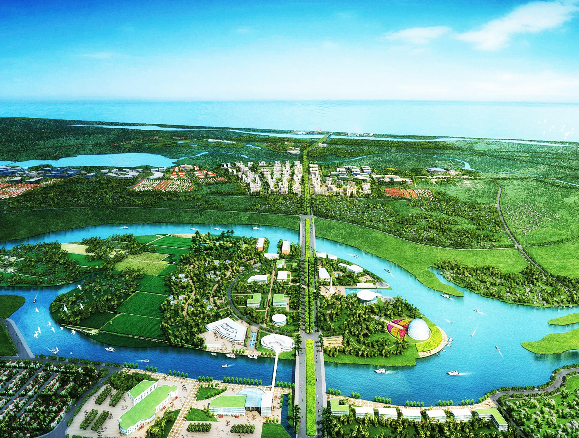 Ve dep thanh pho canh quan chau A o Viet Nam hinh anh