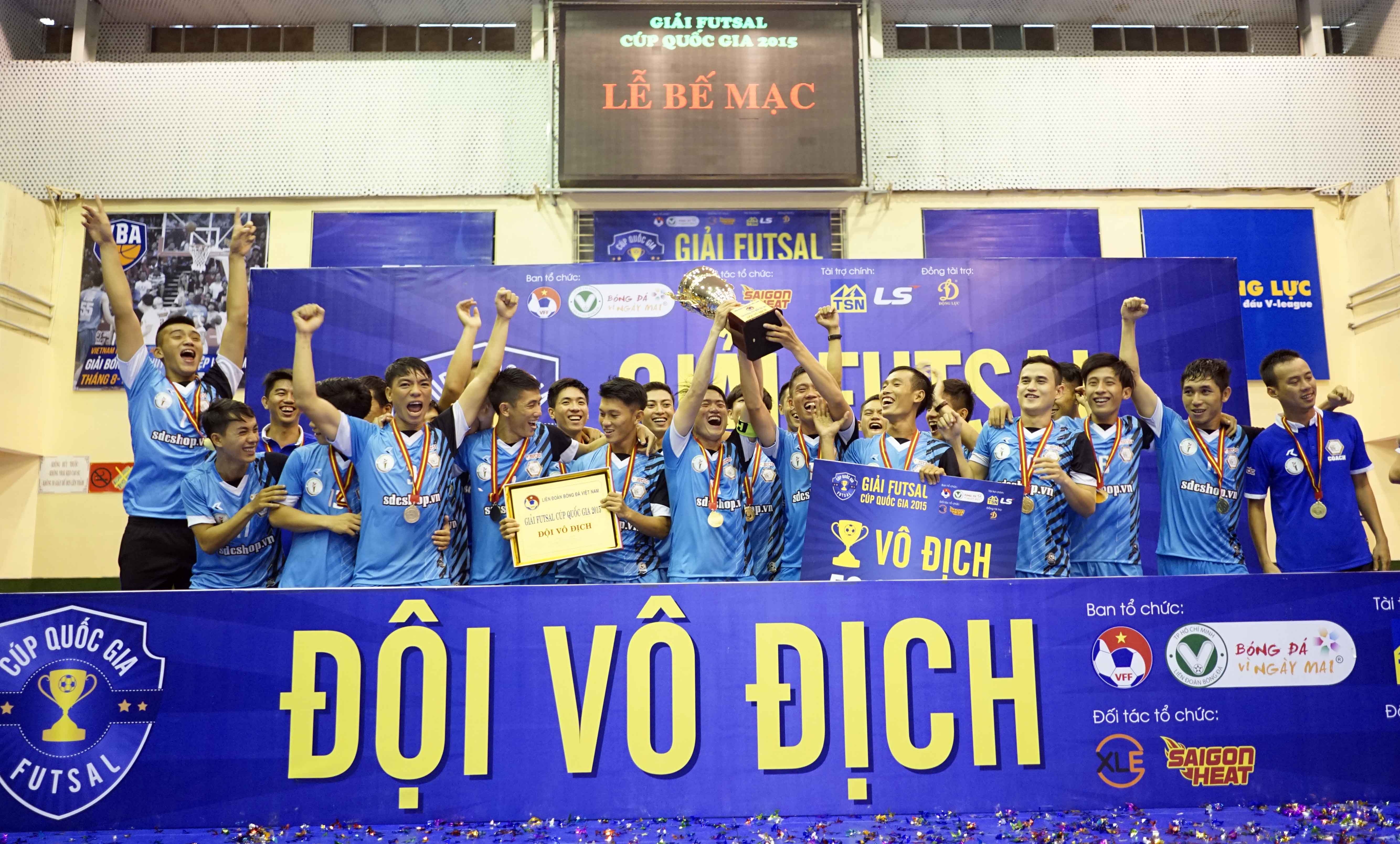 Loai nhieu doi thu manh, HPN vo dich giai Futsal Cup QG hinh anh