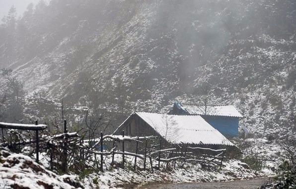 Du khach do ve Sa Pa cho tuyet roi hinh anh