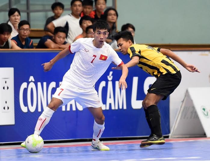 DT futsal VN thang doi tung gianh hang ba Dong Nam A hinh anh