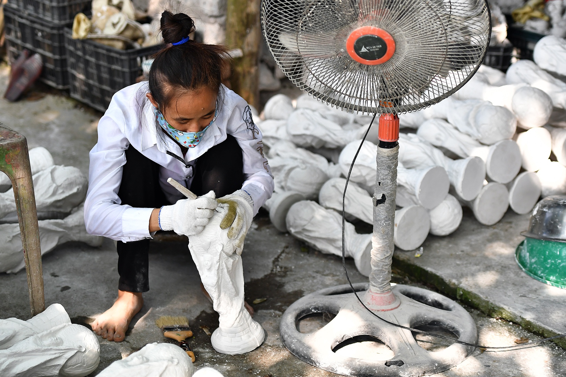 san xuat cup vang World Cup o Bat Trang anh 7