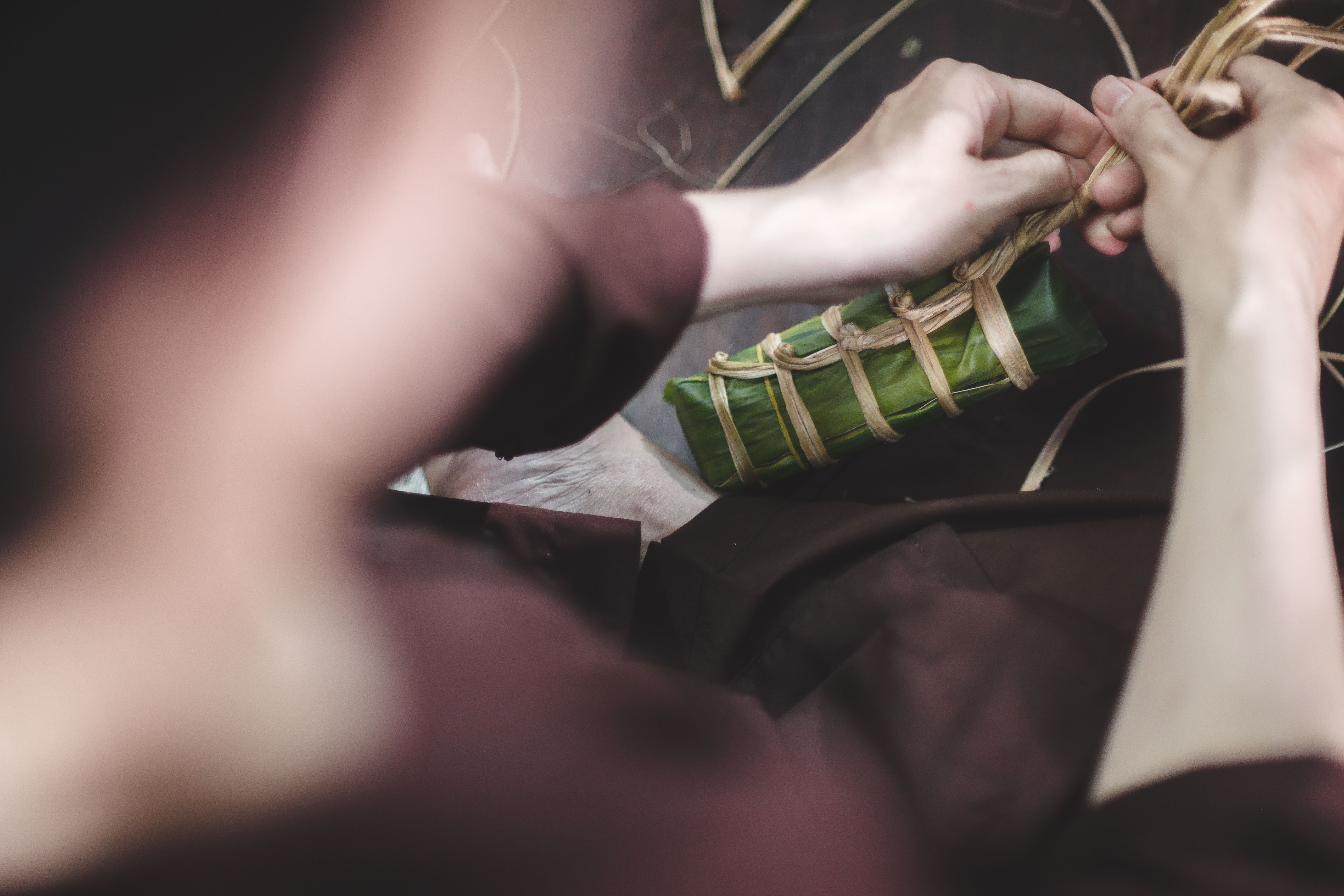 sum hop goi banh tet anh 11