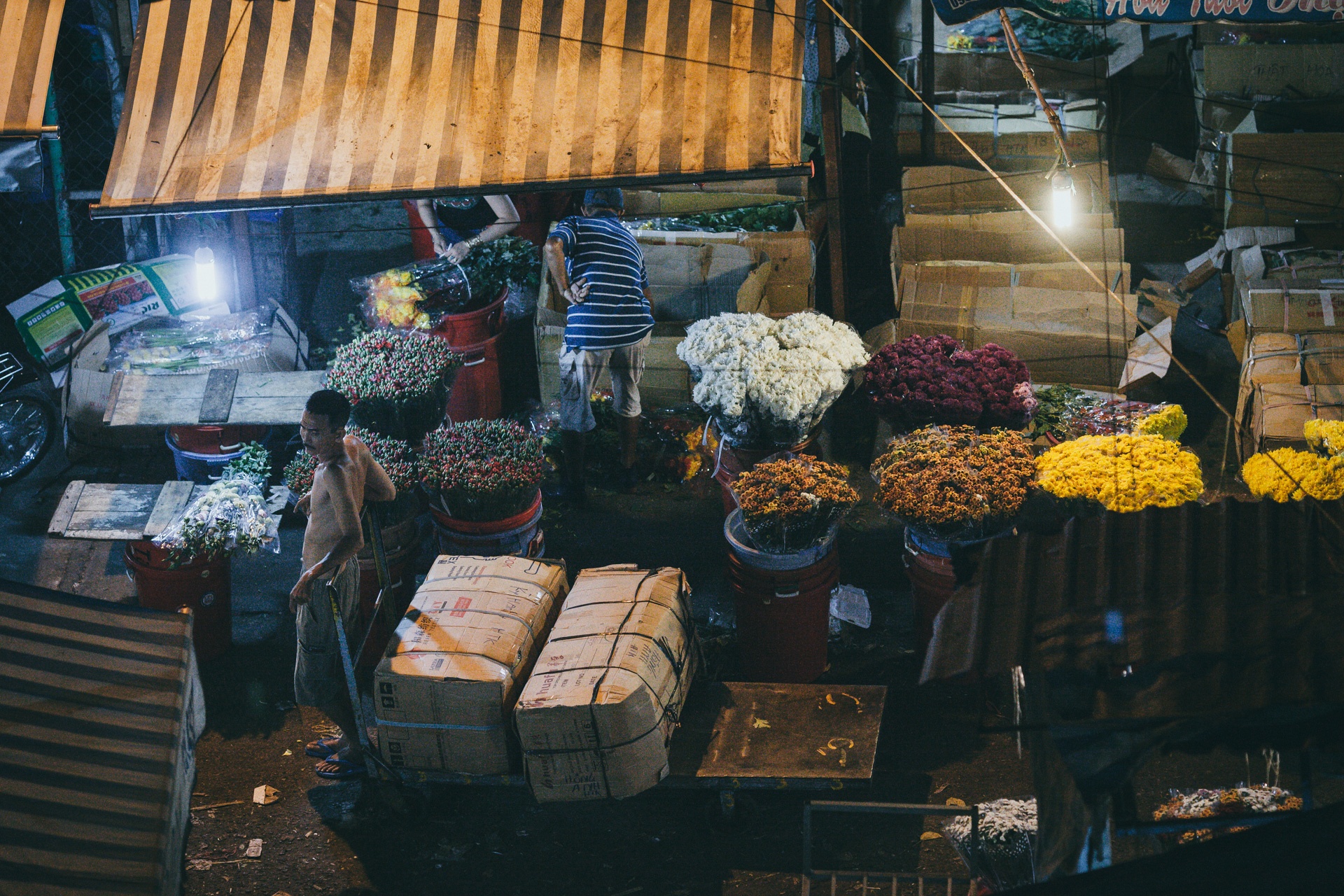 vua hoa nhon nhip suot dem ngay giua trung tam Sai Gon anh 4