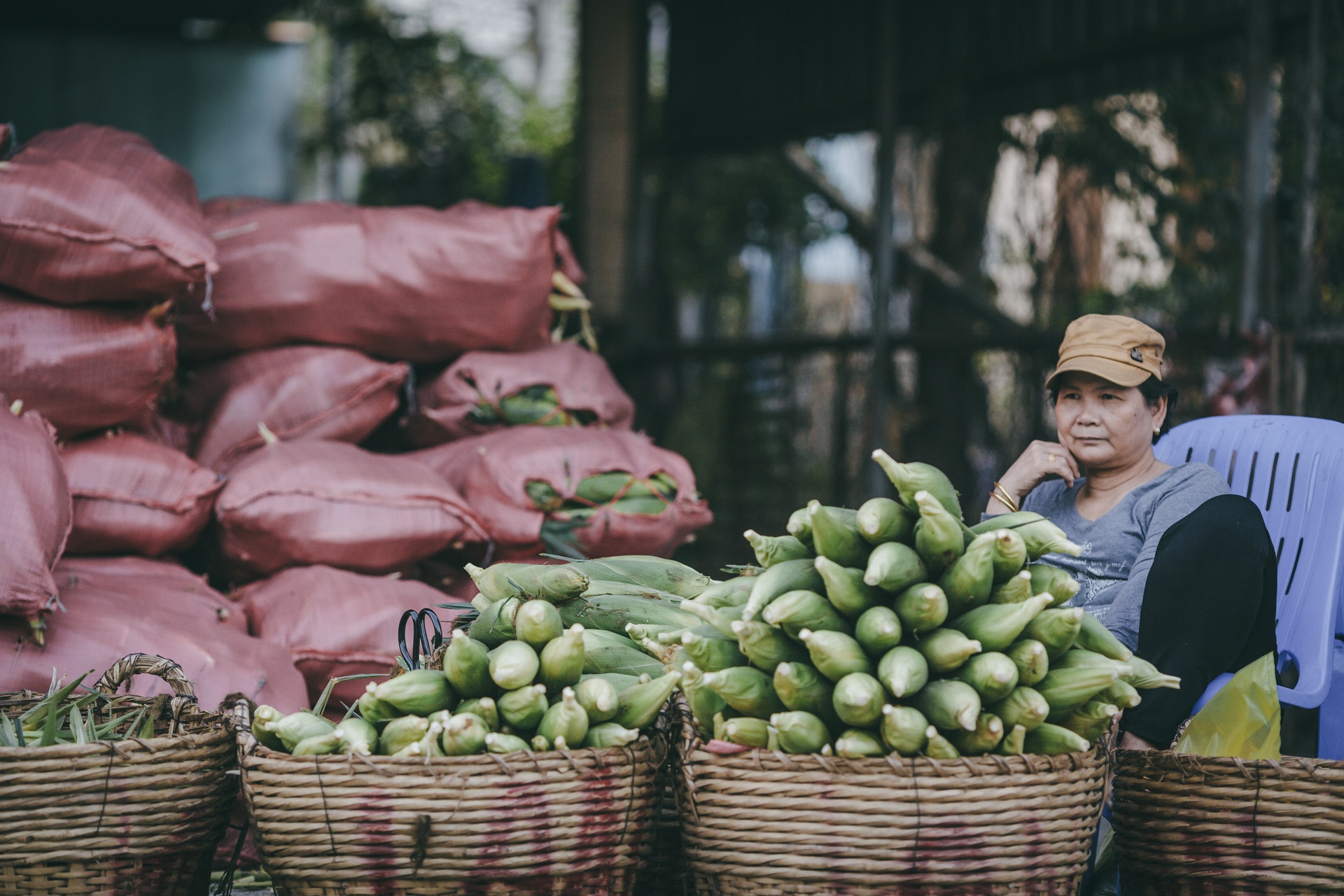 ben trong khu cho bap lon nhat sai gon anh 17