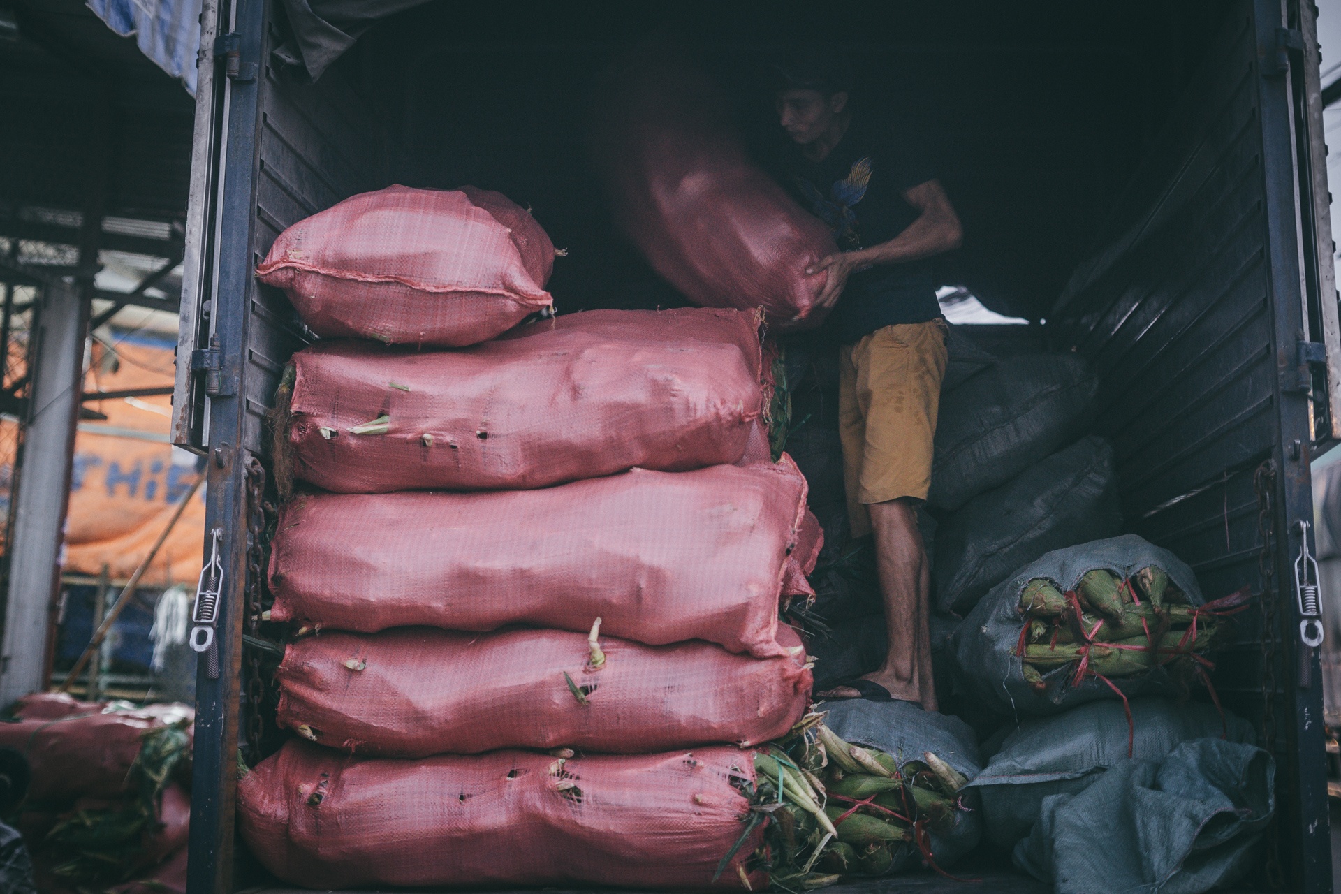ben trong khu cho bap lon nhat sai gon anh 2