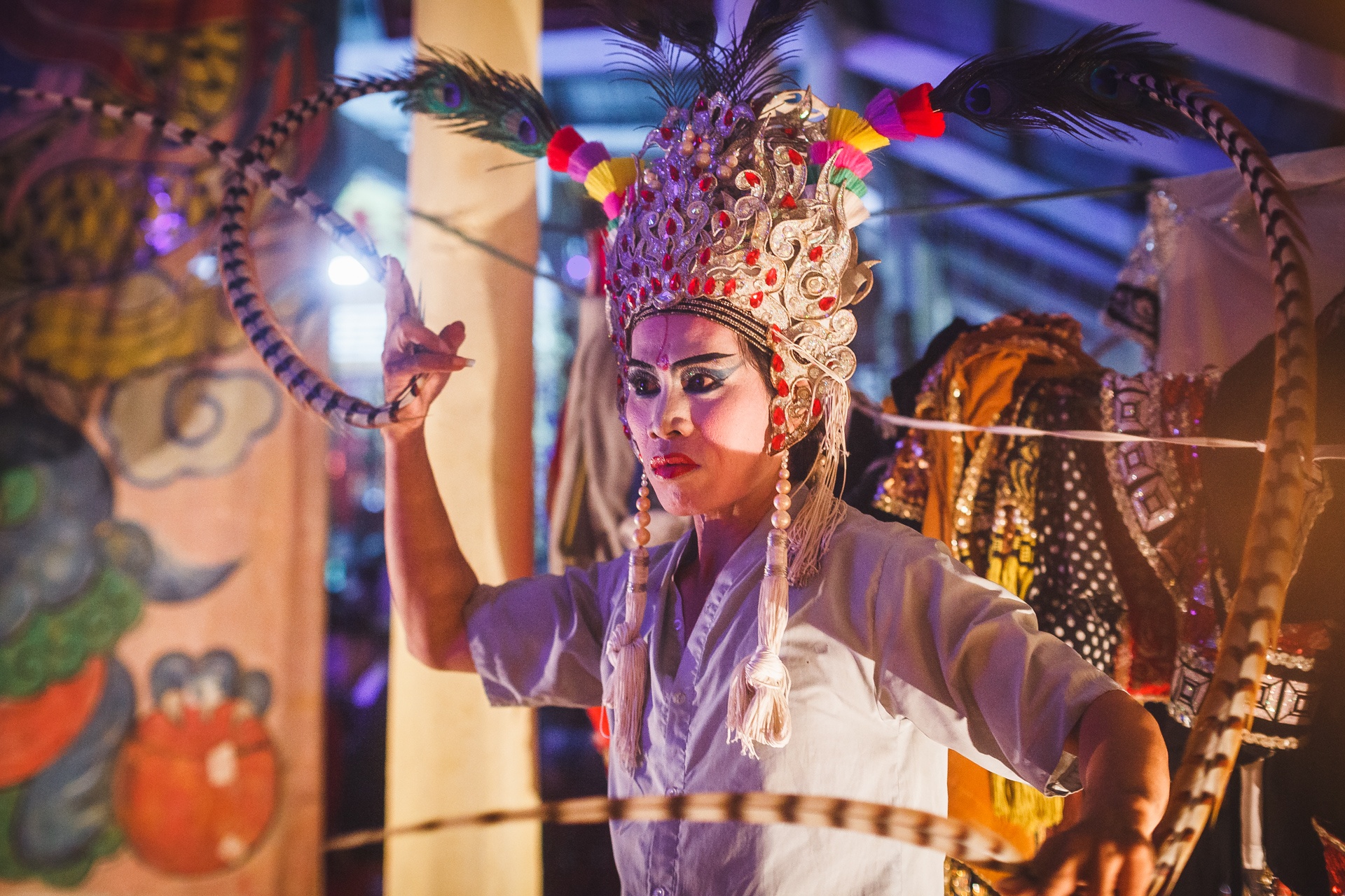 Nhung nghe si hat boi o Dong Thap hinh anh