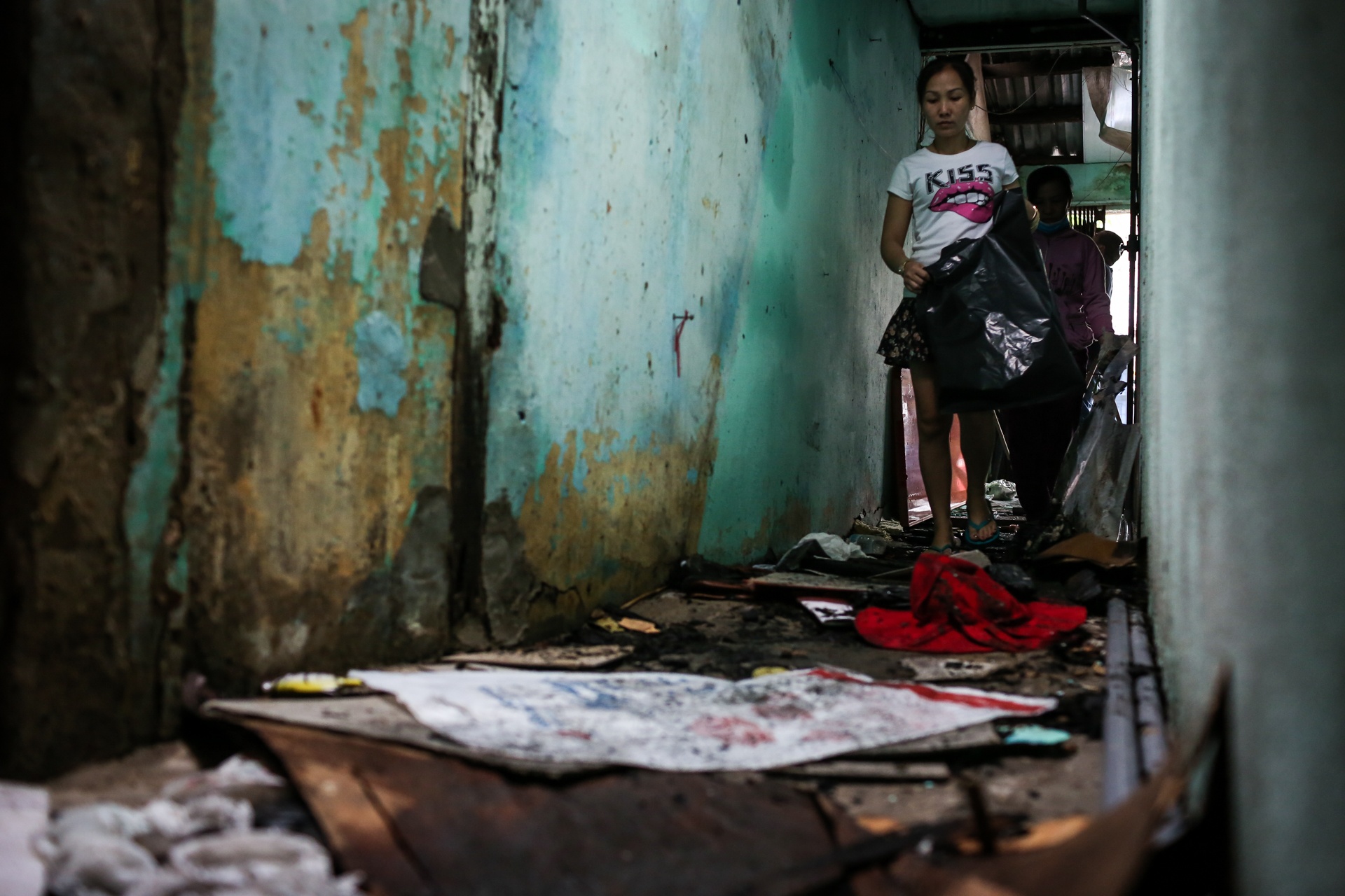 Hien truong vu chay ven kenh o Sai Gon hinh anh